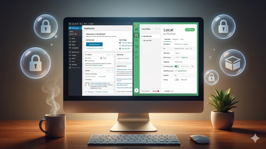 WordPress tutorial στα ελληνικά για τοπική εγκατάσταση σε υπολογιστή μέσω XAMPP, για ασφαλείς δοκιμές και πειραματισμούς.