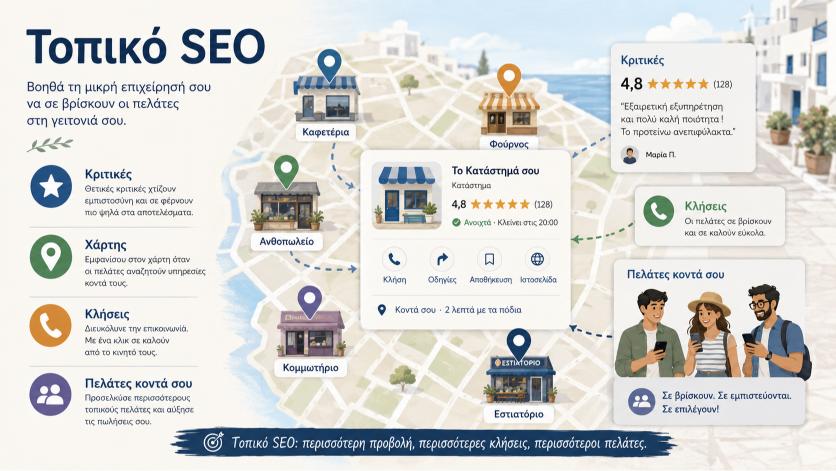 Τοπικό SEO και Google Business Profile για μικρές επιχειρήσεις