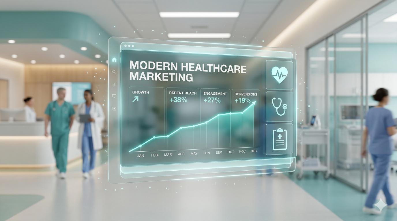 Ολοκληρωμένη στρατηγική Health Marketing για γιατρούς και κλινικές.